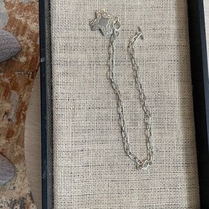 Silpada sterling silver Cross pendant and sterling silver Link necklace with a t